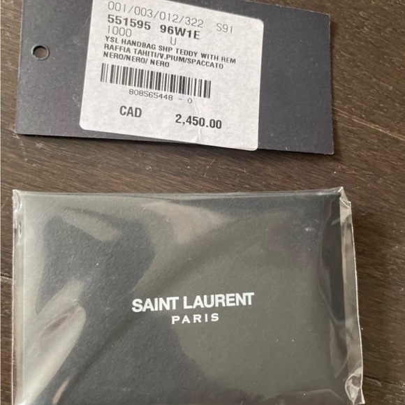 Black YSL Teddy tote - Picture 5 of 5